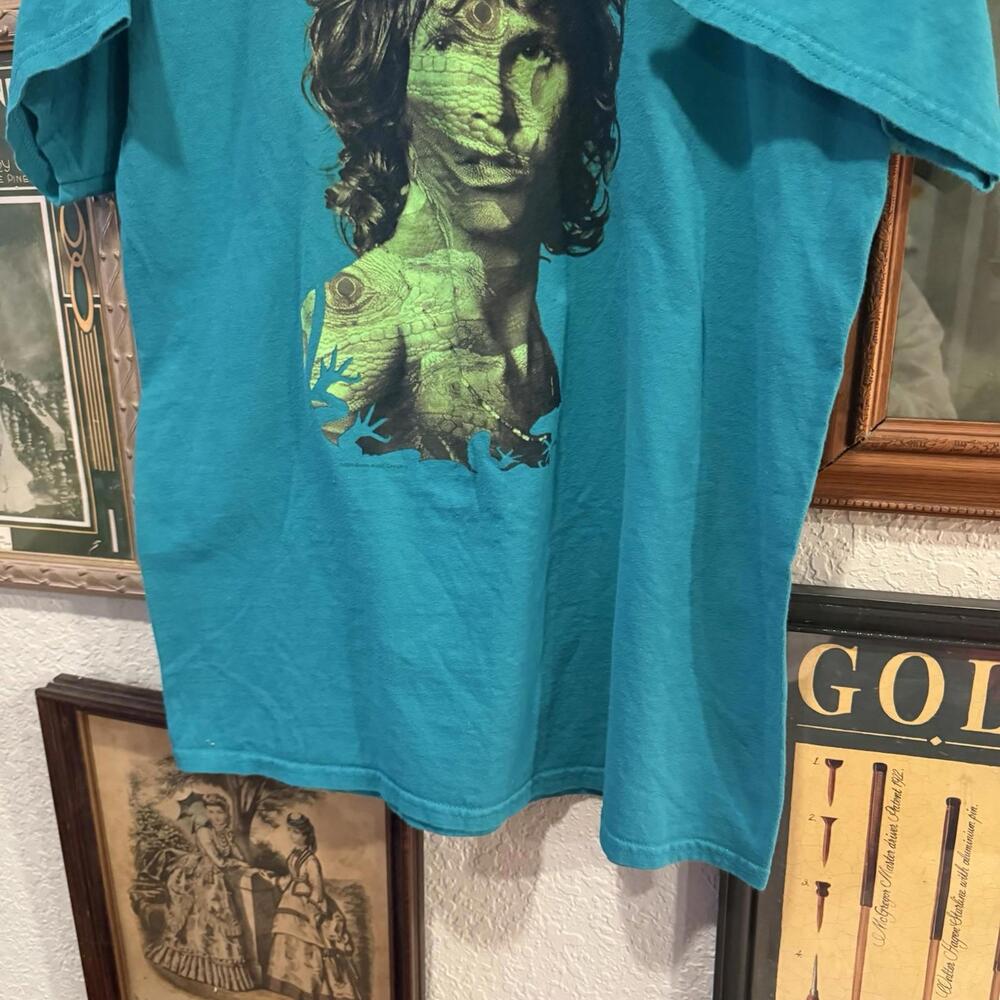 Vintage 2000 RARE The Lizard King Jim Morrison The Doors Rock T-Shirt Size Large - Picture 4 of 7